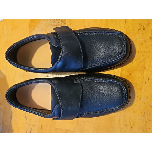 SureFit London Hook & Loop Moc Toe Shoes Soft Leather Black Men’s 12W EUC main image 8